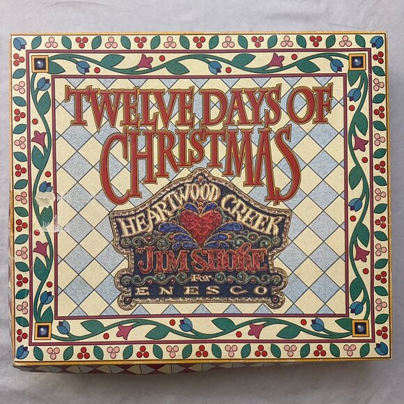 Jim Shore Heartwood Creek, Twelve Days of Christmas Ornament Set - Picture 12 of 16